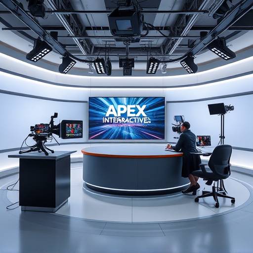 Interior of the Apex Interactive broadcast studio
